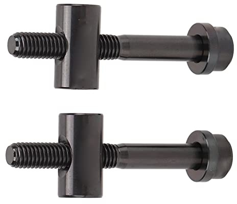 Keenso 2 PCS M5 X 40mm Seatpost Bolt,Titanium Alloy Bike Seatpost Screw for Seat Post(Black)