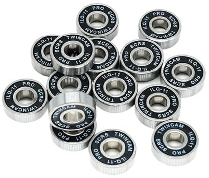 8 Stücke ILQ-11 Schwarz Skate Roller Glatte Skate Roller Lager Longboard Geschwindigkeit Inline Skate Radlager