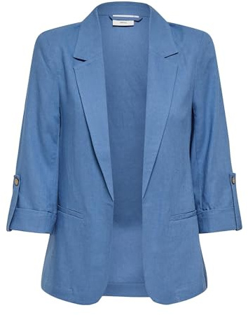 ONLY Onlgoa 3/4 Unline Linen Bl Blazer CC TLR Lino, Riviera, 40 Donna