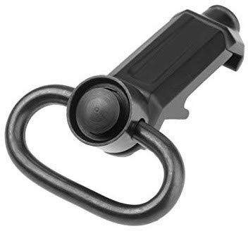 Mtsooning Tactical Push Button Quick Release Detach QD Swivel Loop with Rail Sling Attachment Mount For 20mm Picatinny Rails