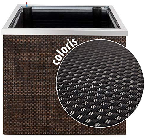 RATTANART SG03710RD04 - Vaso a cipolle, Colore: Nero