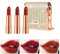 Gireatick Matter Lippenstift Make-up-Set für Frau, 3pcs langanhaltender Samtlippenstift in einer Glamour-Kettentasche, Antihaft-Cup roter Lippenstift, wasserdichtes Lippenset-Geschenkset