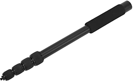 Gatuxe Mic Boom Pole, Mic Boom Arm Vite da 1/4 di pollice Sistema di bloccaggio in lega di alluminio per applicazioni TV per la produzione di video per interviste(5 nodi)