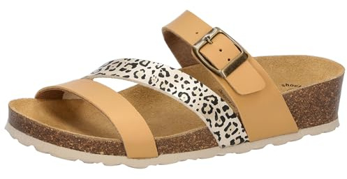 Lico Mules Donna Glitter Naturale, Beige, 4.5 UK
