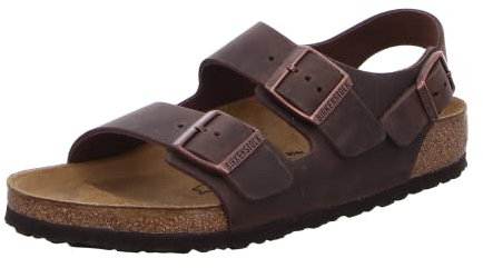 Birkenstock Unisex Erwachsene Sandale Milano Geöltes Nubukleder Normal