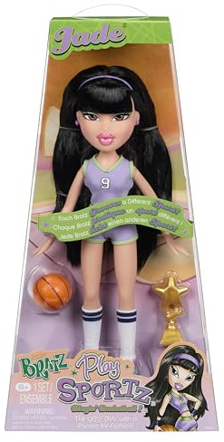 Bratz Play Sportz Jade (Baloncesto) - Muñeca de Moda con Accesorios
