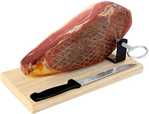 Jamón Serrano Curado Deshuesado + Jamonero Kit Version Mini de 1 Kg Jamonprive
