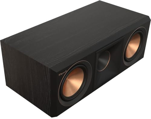 Klipsch Reference Premiere RP-500C II Center Channel Lautsprecher mit aktualisierter Tractrix-Horn und Port-Technologie und 13,3 cm (5,25 Zoll) Ebenholz