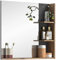 xonox.home Badezimmer Mason Spiegel Wandspiegel Badspiegel WC-Spiegel Toilettenspiegel Badezimmerspiegel in Basalt grau Nb. Ablage Nox Oak Nb., ca.79x73x14 cm mit Ablage