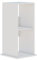 AQPET Cabinet 40 Ständer für Aquarien aus Holz mit Bücherregal, 40 x 40 x 95 cm, Weiß