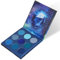 Docolor 9 Colori Palette Ombretto Blu Palette Ombretto Polvere Colorata in Crema Glitterata Altamente Pigmentata Naked Smokey Mattes Shimmers Palette Trucco Impermeabile