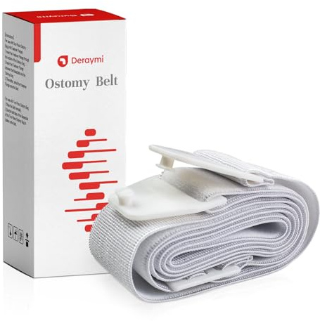 DERAYMI Cinturón De Ostomía,Bolsas De Colostomía Cinturón Suministros De Ostomía Para Hombres Y Mujeres, De Ostomía Utilizado Para Fijar La Bolsa De Ostomía Para Evitar Que Se Caiga