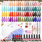 PEACECOLOR Kit Ongle Gel UV Complet, 20+5PCS Vernis Semi Permanent Lampe UV Ongles Gel No Wipe Top Coat Gloosy Pailleté Matte Base Coat Nail Art Kit Coffret Débutants