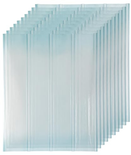 Vkechh Trapezblech Wellplatten Transparent 90 * 120cm FRP-Tageslichtplatten 2mm Wellblechplatten für Dach Profilplatten Trapez (10 Stück)