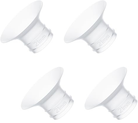 Momcozy Lot de 4 inserts Air 1 21 mm, silicone de qualité alimentaire et sans BPA, pièces d'allaitement originales