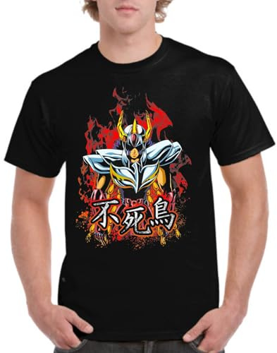 the Fan Tee Camiseta de Adulto de Hombre Dibujos Animados Zodiaco Caballeros de Atenea 171 S