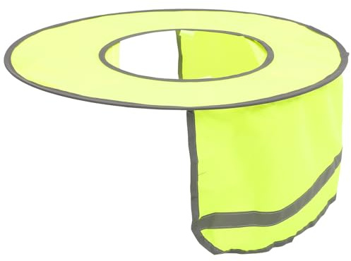 Hemobllo Parasol para Casco de Seguridad Decoracion Verano Visera de Sombrero de ala Completa, Ligero y Fácil de Plegar para Trabajos al Aire Libre