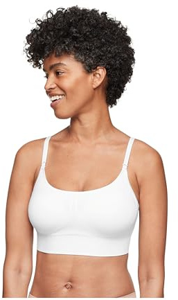 Warner's womens Comfort T Shirt Bra, White, Large US