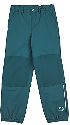 Finkid Hirvi Blau, Kinder Softshellhose, Größe 130-140 - Farbe Deep Teal