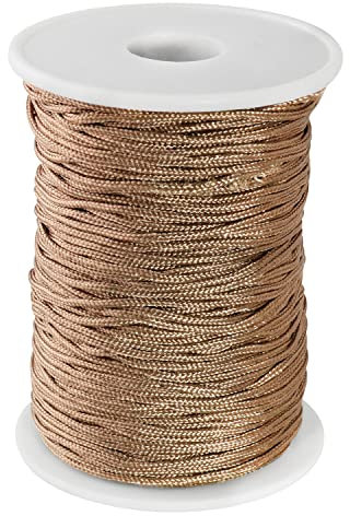 ZZLZX Fils Nylon Corde de levage en nylon tressé marron de 2 mm pour réparation de stores vénitiens et projets d'artisanat