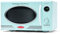 Nostalgia Retro Mikrowellenofen für die Arbeitsplatte – Großes 800-Watt-Modell – 25 Liter – 12 vorprogrammierte Kochprogramme – Digitaluhr – Küchenapparate – Aqua