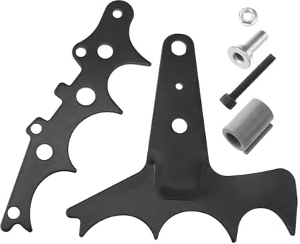 VGOL Felling Dog Stoßstangenspikes Kettenfänger Satz Kompatibel mit Husqvarna 362 365 371XP 372XP 385 390 Spike Kettenfänger Kit Kettensäge Schwarz OEM 503 47 05–01