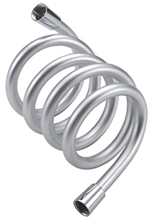 SHINEOFI 1.5m Tubo Flessibile Per Doccia in Acciaio Inossidabile Cromato Da Sostituzione Tubo Doccia Flessibile Senza Pieghe Facile Installazione e Pulizia