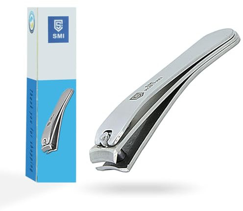 SMI Fingernägel knipser Nagelknipser für Dicke Nägel Nagelknipser für Fingernägel und Fußnägel Edelstahl Scharf Gebogene Klingen
