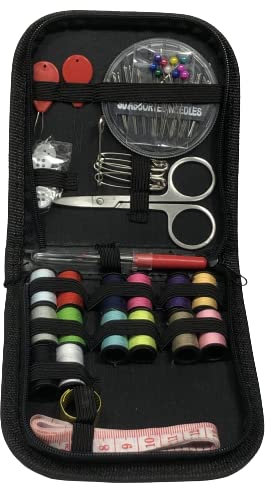 Nähsets,Mini Nähset, Nähnadeln, 70-teiliges DIY-Premium-Nähzubehör, kleines Nähset für zu Hause, auf Reisen und im Notfall mit Nähnadeln, Fingerhut, Schere, Faden, Maßband