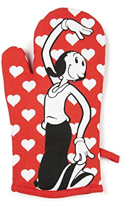 Excelsa Olivia Guanto da Forno, Taglia Unica, Fodera 100% Cotone, Imbottitura in Poliestere