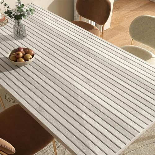 YENHOME Papel Pintado Pegatina Pared 3D Madera Listones 81x300cm Listones de Madera Papel de Pared Autoadhesivo Salon Papels Tapiz Paredes Dormitorio Vinilo Adhesivo Muebles Cocina Encimera