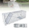 Trappola per Animali da Cortile e Selvatici - Gabbia in Ferro 62x19x22cm con 1 Porta- Efficace per Talpe, Ratti, Topi e nutrie - Interno/Esterno