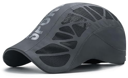 Generico Cappellino da Golf Wearstead, Cappellino da Uomo in Mesh Ultra Traspirante ad Alte Prestazioni, Leggero, ad Asciugatura Rapida, vestibilità Regolabile (Dark Gray)