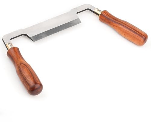 Generic Dessiner un Couteau à Rasage, 4,3 Pouces à Lame en Bois Droite à Lame de Conduite DRIVE, un Outil de Main-d'œuvre de Travail du Bois avec Poignées de Poignée en Bois