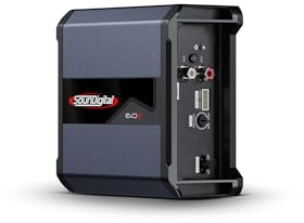 SounDigital 400.2 EVO 5.0 2-Kanal Auto Verstärker | 400W RMS Endstufe | 4 Ohm | High‑/Low‑Pass Filter | Cinch Eingang | High-Level-Eingang | Kompakte Car‑HiFi Endstufe