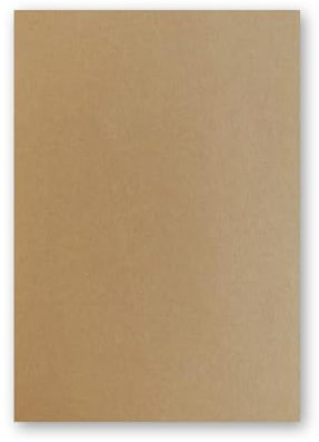 25x Vintage Kraftpapier DIN A5-21 x 14,8 cm - Recycling-Karton - 280 g/m² - natur-brauner Bastel-Karton Künstler-Karton Pappe - UmWelt by GUSTAV NEUSER
