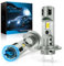 Sycreek H7 LED Bombillas 30000LM,120W 800% Luz H7 6500K Bombilla Blanca Auto Fault Test Reemplazo para Halógeno y Xenón Bombillas Auto