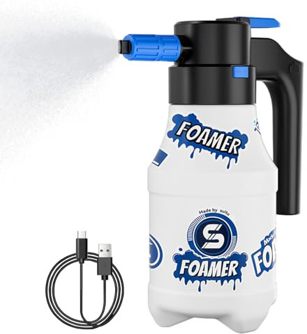 Vaporisateur De Mousse Électrique, Canne De Mousse | Pulvérisateur De Mousse De Voiture, 1,5 L De Mousse Électrique Puissante à Volume Haut Pour Bateau De Camion Pour