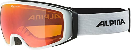 ALPINA DOUBLE JACK PLNT Q-LITE Skibrille, white matt, One Size