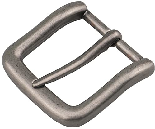 McFanBe bältesspänne 28 mm till 38 mm Single Prong Square bältesspännen för kvinnor män ersättning läderbälte, Spänne 3, 40mm