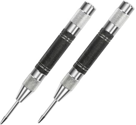 Bestgle Perforadora central automática,Herramienta Trazador de Carburo,Punzon Automático con Tensión Ajustable Perforadoras Centrales Automáticas