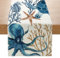 Avoik Sommer Mode Muscheln Tischläufer Ozean Thema Tropische Blau Tischläufer Saisonale Bauernhaus Tisch Center Dekor für Küche Dining Party Holiday Home Decor, 33x180cm, Oktopusse