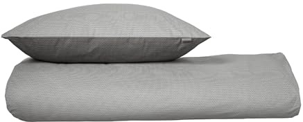 Schiesser Bettwäscheset Silva - Renforcé - 2-teilig - 155 x 220 cm - Grau