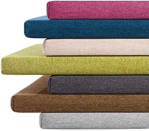 Generico Cuscino Spesso per Panca da Giardino 120x30x5 cm, Cuscino per Sedia da Esterno/Interno a 2/3 posti per Sala da Pranzo, Patio, Altalena, Comodo Cuscino Grigio Scuro per Una Seduta miglio