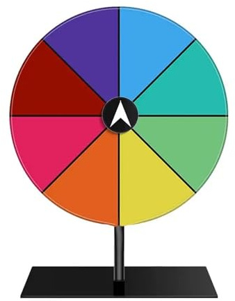 AYWTIUN La Ruota della Fortuna attività della Lotteria, Giradischi, Estrazione, Premio, Ruota Fortuna, Gioco da Tavolo, dei premi Girevole, cancellabile a Secco, colorare