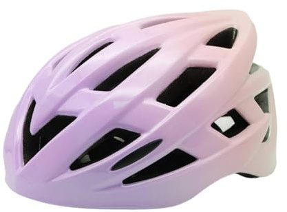 KQFCAZRE Casco da Bicicletta per Adulti, Ammortizzante, Leggero, Resistente agli Urti, Regolabile, Traspirante, Adatto a Uomini E Donne, Ciclismo, attività, Viola