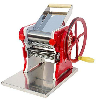 LENJKYYO Macchina per la pasta in acciaio inox macchina per la pasta della pasta Wonton macchina cucina con spessore regolabile pasta rossa macchina per 5-10 persone contemporaneamente