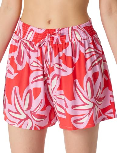 Schiesser Damen Schlafhose kurz Webhose-Mix + Relax Pyjamaunterteil, Multicolor 2_181197, 48