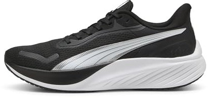 PUMA Unisex Pounce LITE Straßen-Laufschuh, Black White, 43 EU