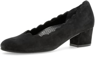 Gabor Escarpins classiques pour femme, chaussures à talons pour femme, largeur supplémentaire modérée (G), Noir 47, 37.5 EU